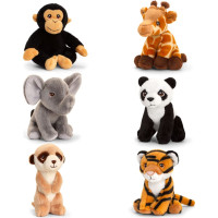 Keel Toys Keeleco Eksotiskie dzīvnieki 12 cm - 6 dažādi