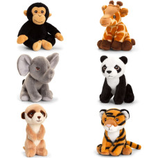 Keel Toys Keeleco Eksotiskie dzīvnieki 12 cm - 6 dažādi