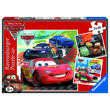 Ravensburger pusle 3*49 tk Autod 2
