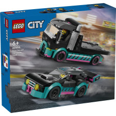 Lego Pilsētas sacīkšu automašīnas un automašīnu pārvadāšanas kravas automašīnas