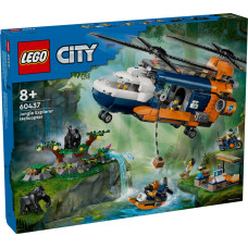 Lego City Jungle Explorer helikopters bāzes nometnē