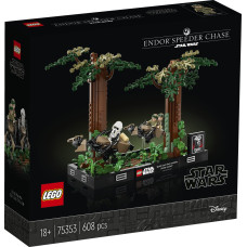 Lego Zvaigžņu kari Endor Speeder Chase Diorama