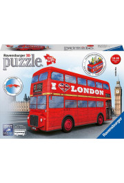 Ravensburger 3D puzzle Londonas autobuss
