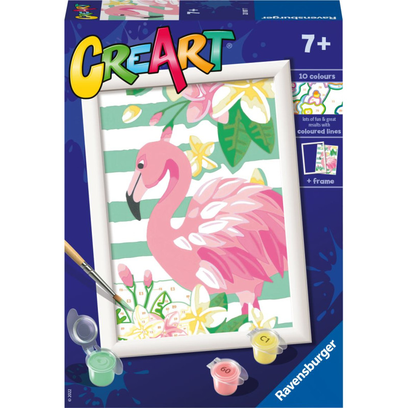 Ravensburger Krāsa pēc numuriem Flamingo