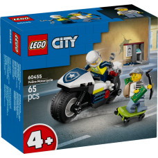 Lego Pilsētas policijas motociklu pakaļdzīšanās