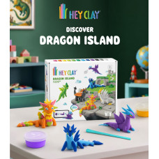 Hey Clay Modelēšanas māls, 15 gab.: „Pūķu sala“