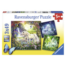 Ravensburger pusle 3*49 tk Kaunid ükssarved