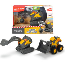Dickie Toys Simba Volvo mini celtniecības transportlīdzeklis, 3 dažādi