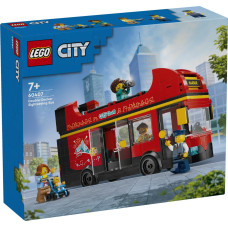 Lego Pilsētas sarkanais divstāvu ekskursiju autobuss
