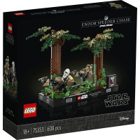 Lego Zvaigžņu kari Endor Speeder Chase Diorama
