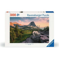 Ravensburger Mīklu 3000 pcs ar Alpu Ibex kazlēnu