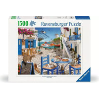 Ravensburger Mīklu 1500 gabaliņu: Mikonas kaķi