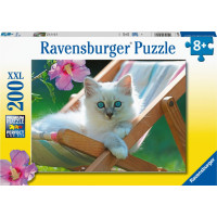Ravensburger Mīklu 200 puzle 200 pcs Balts kaķis