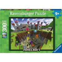 Ravensburger Mīklu 300 pcs Minecraft zemes krekinga