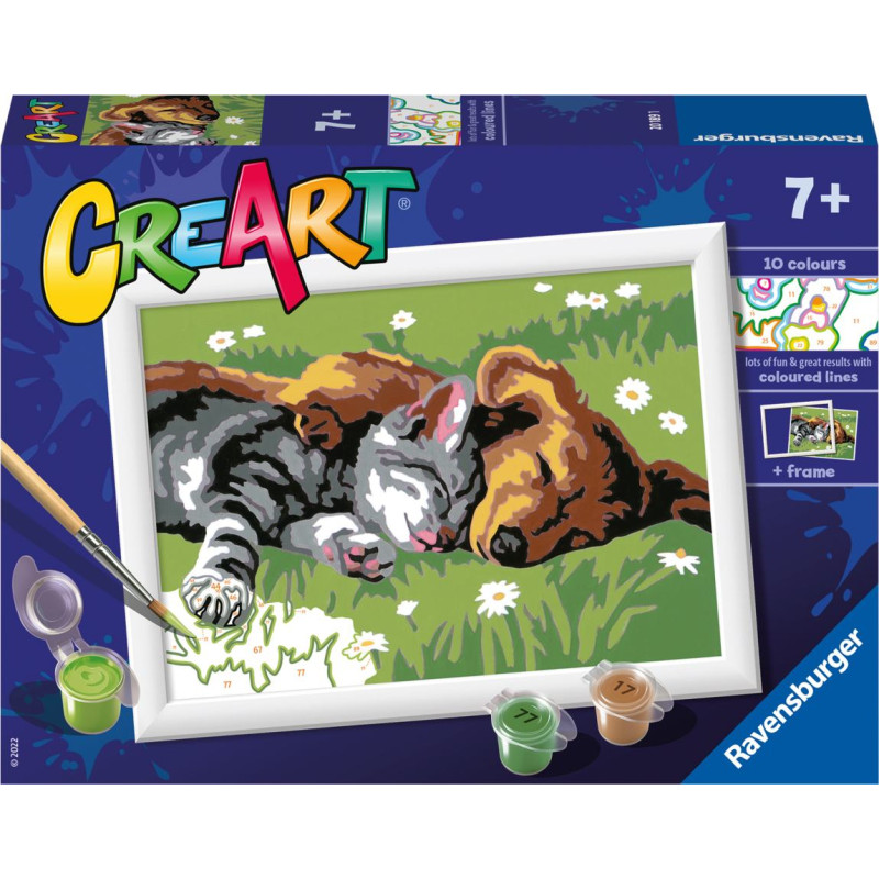 Ravensburger Gleznošana pēc numuriem Miega draugi