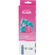 Hey Clay Māla modelīns vienradzis mākoņains 3 gab.