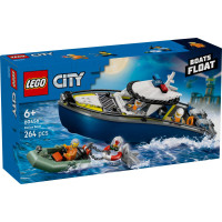 Lego Pilsētas policijas laivu pakaļdzīšanās