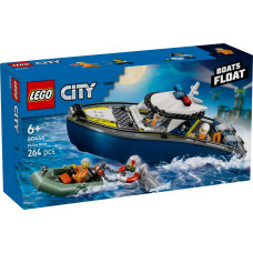 Lego Pilsētas policijas laivu pakaļdzīšanās
