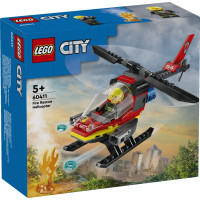 Lego Pilsētas ugunsdzēsēju glābēju helikopters