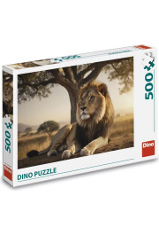 Dino Puzle 500 gabaliņi: Atpūšoties lauva