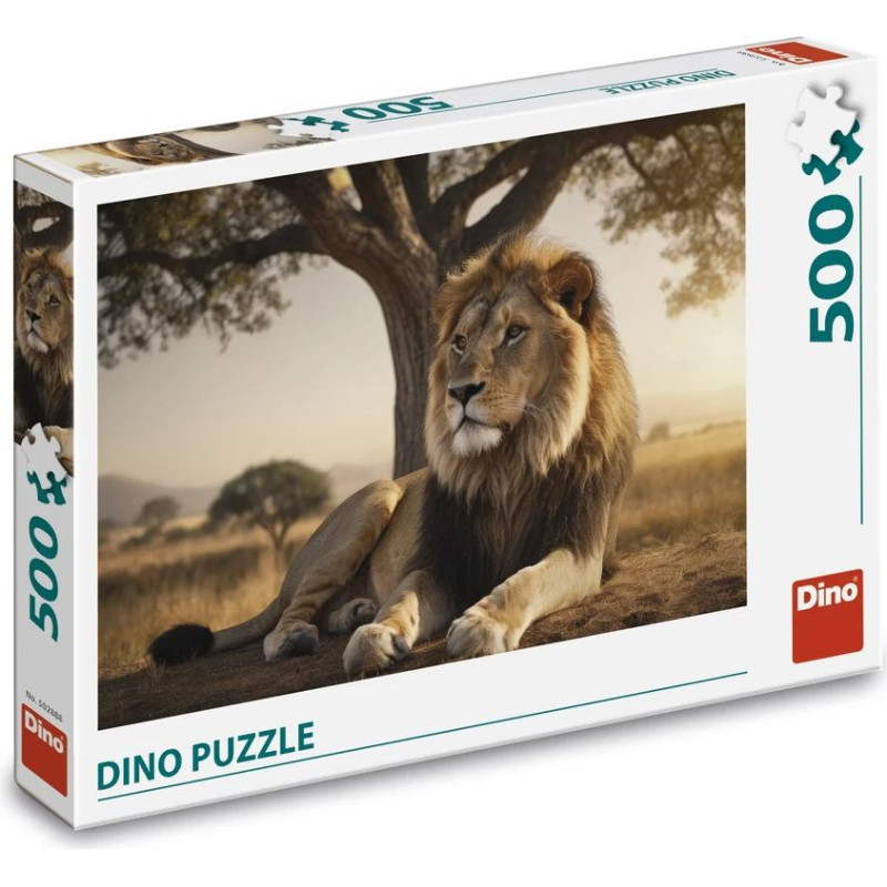 Dino Puzle 500 gabaliņi: Atpūšoties lauva