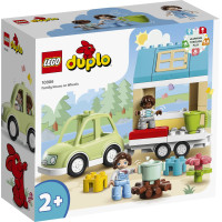 Lego DUPLO ģimenes māja uz riteņiem