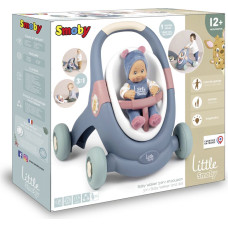 Smoby Bērnu staigulītis 3 in 1 + bērnu lelle