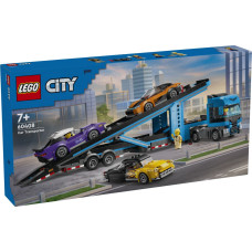 Lego Pilsētas vieglo automobiļu transportieris kravas automašīna ar sporta automašīnām