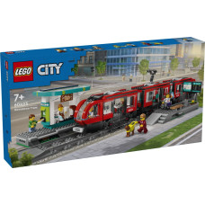 Lego Pilsētas centra tramvajs un stacija