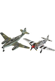 Revell Cīņu komplekts Messerschmitt Me262 & P-51B Mustang 1:72