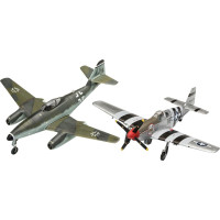 Revell Cīņu komplekts Messerschmitt Me262 & P-51B Mustang 1:72