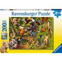 Ravensburger Puzzle 200 pcs Tropu lietus mežs