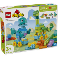 Lego DUPLO 3in1 Dinozauri uz riteņiem