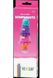 Hey Clay Modelēšanas māls, 3 gab.: „Scoopanauts“