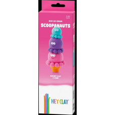 Hey Clay Modelēšanas māls, 3 gab.: „Scoopanauts“