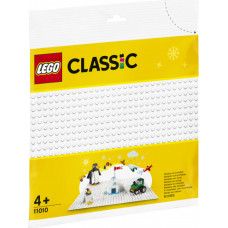 LEGO Classic Строительная пластина белого цвета