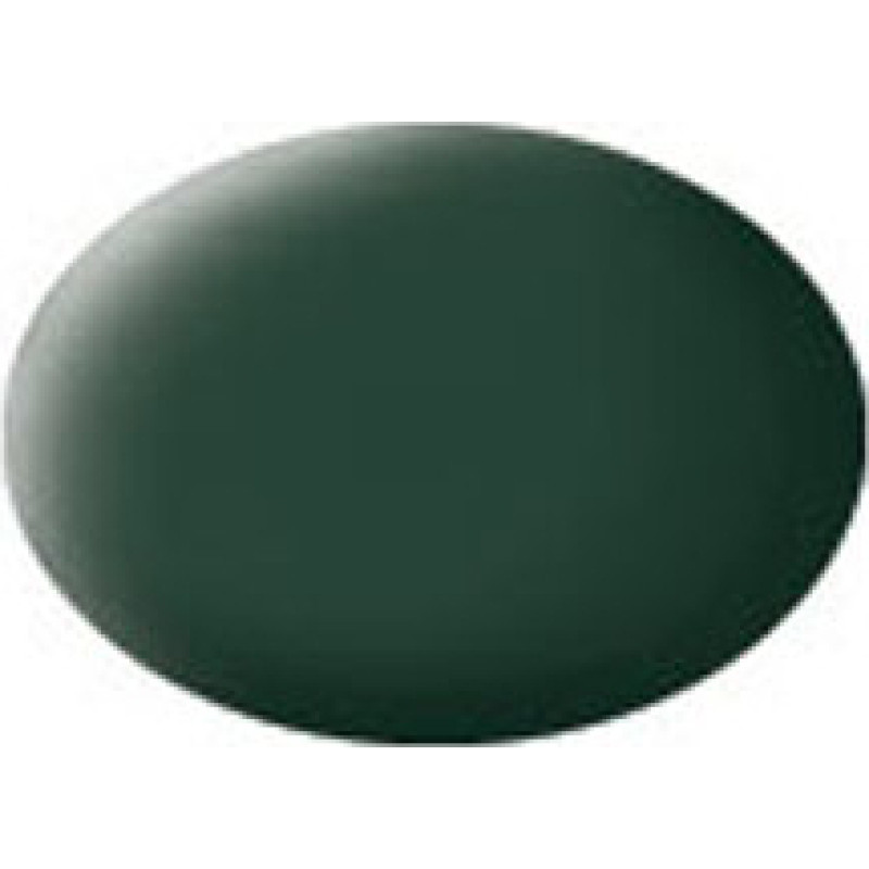 Revell Dark green matt - темно-зеленый матовый, 18 мл., акриловая водоразбавляемая краска