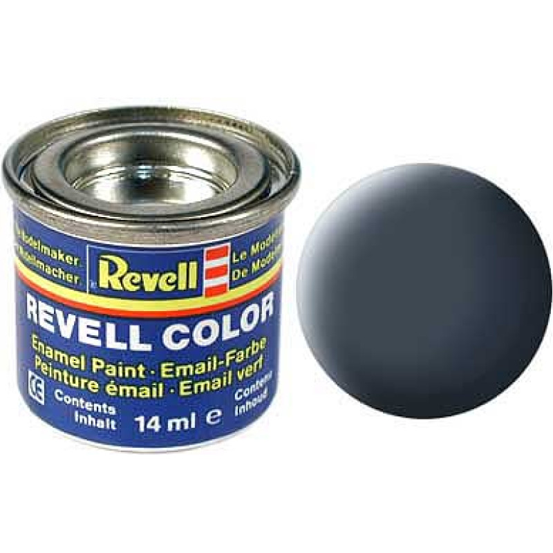 Revell Anthracite Grey matt - Антрацит-Серый матовый, 14 мл., эмалевая алкидная краска