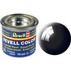 Revell Black gloss - Чёрный глянцевый, 14 мл., эмалевая алкидная краска 