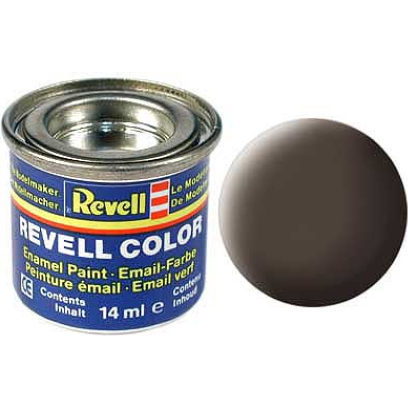 Revell Leather Brown matt - коричневая кожа матовый, 14 мл., эмалевая алкидная краска