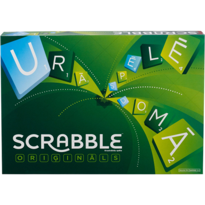 Mattel Uk Scrabble Original - latviešu valodā