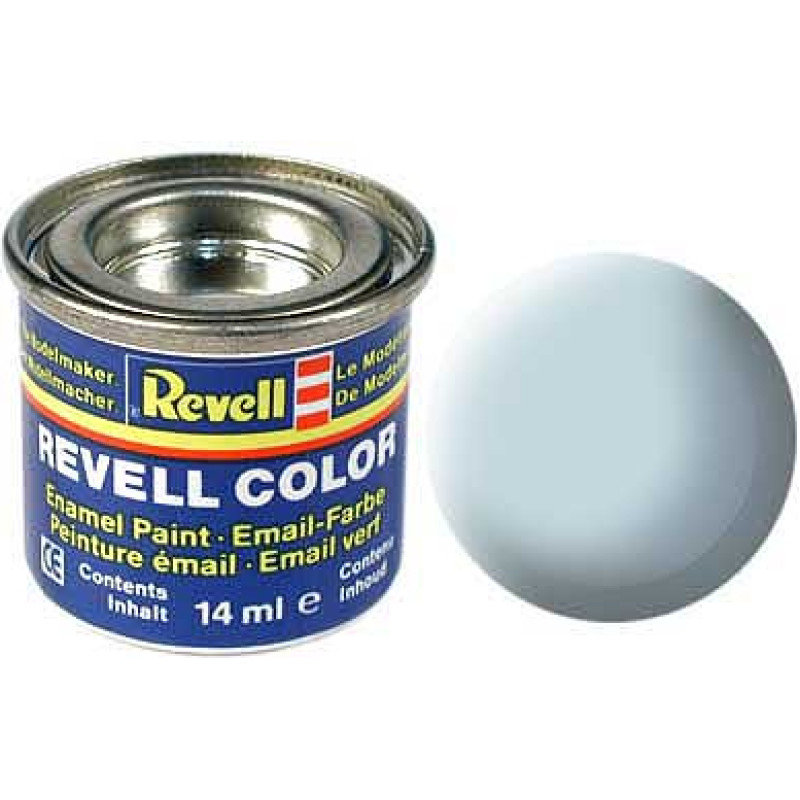 Revell Light blue matt - Светло-Голубой матовый, 14 мл., эмалевая алкидная краска 