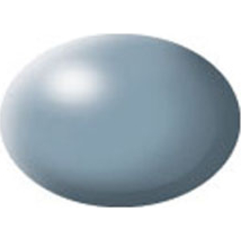 Revell Grey silk-matt -  Серый полуматовый, 18 мл., акриловая водоразбавляемая краска
