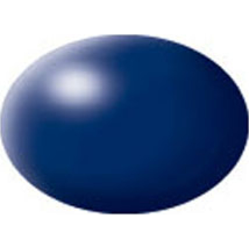 Revell Blue silk-matt - Cиний полуматовый, 18 мл., акриловая водоразбавляемая краска
