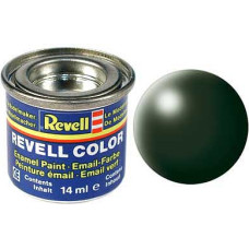 Revell Dark Green silk-matt - Тёмно-Зелёный полуматовый, 14 мл., эмалевая алкидная краска