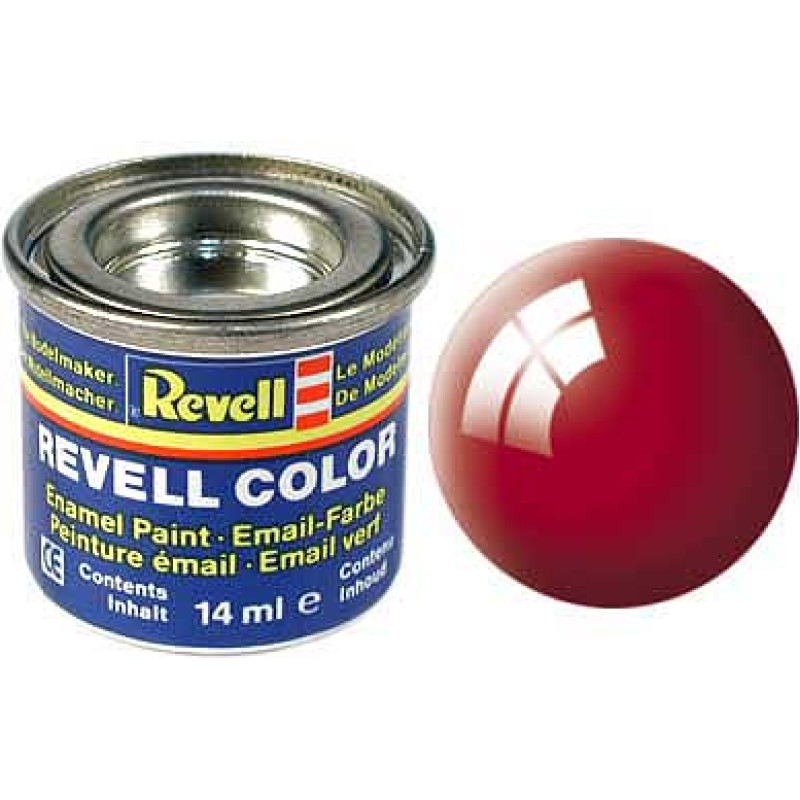 Revell Email Color, Fiery Red, Gloss, 14ml, RAL 3000