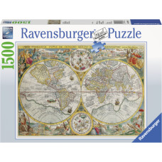 Ravensburger pusle 1500 tk. Maailmakaart