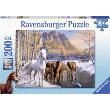 Ravensburger pusle 200 tk Talvised hobused