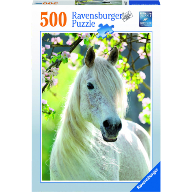 Ravensburger пазл Белая лошадь, 500 шт.