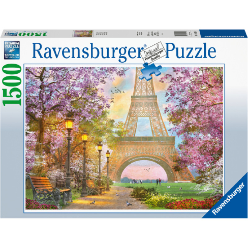 Ravensburger  puzle Parīzes romantika, 1500 gab.